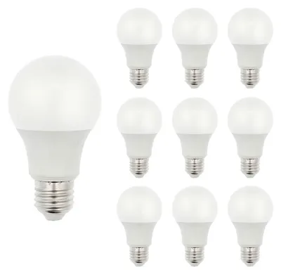 Productafbeelding van Vito Lighting LED Peerlamp A60 E27 Mat - 9W 819lm 6400K - Koudwit - Vervangt 70W - 10 stuks