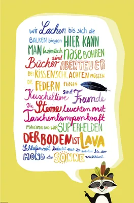 Produktbild von KinderzimmerRegeln Poster Auf 170 gr. Papier gedruckt 61 x 91,5 cm