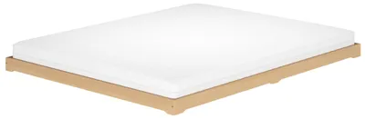 Produktbild von Niederflurbett Bodenbett Studentenbett Teenagerbett 160x200 Buche Massivholz V-60.66-16Rollrost und Matratze inkl.