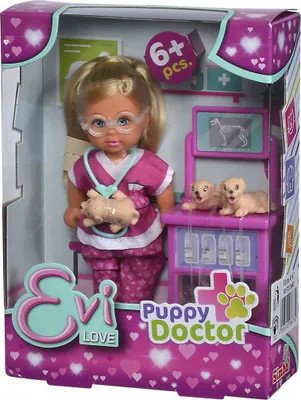 Zdjęcie produktu dla Lalka Evi Doktor Szczeniaczków