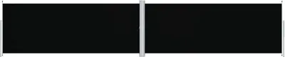 Produktbild von Seitenmarkise Ausziehbar Schwarz 200x1000 cm