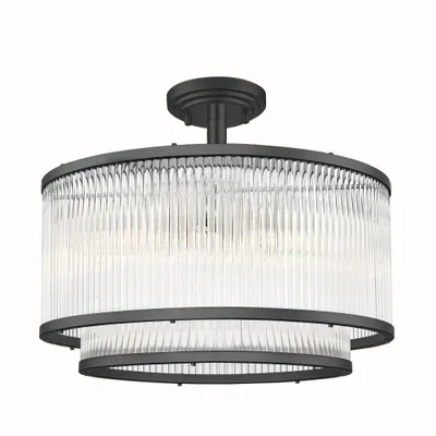 Produktbild von ZUMALINE Hängeleuchte 14x E14 schwarz verchromt NIRA MD3523-14L-EBCN