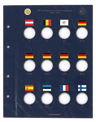 Produktbild von Münzblätter VISTA Erasmus 2021 2er Pack