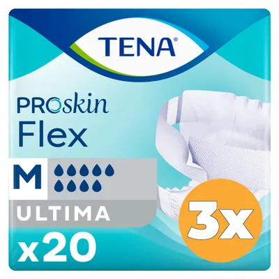 Productafbeelding van 3x Tena Flex Ultima ProSkin Medium (20 stuks)