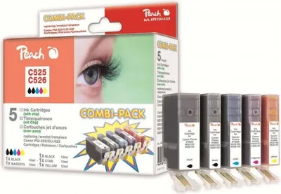 Image de Peach Patrone Canon CLI-526 PGI525 MultiPackPlus komp retail