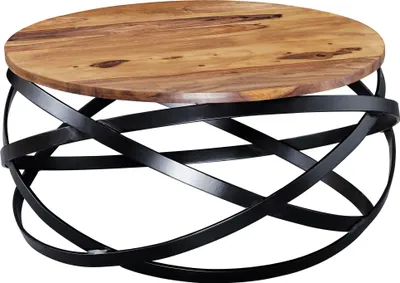 Produktbild von WOHNLING Couchtisch MANUR Wohnzimmertisch Holz Massiv Sofatisch Tisch Wohnzimmer