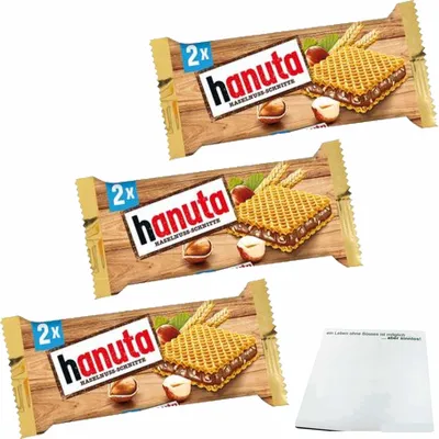 Produktbild von Hanuta 2 Stück 3er Pack (3x88g Packung) + usy Block