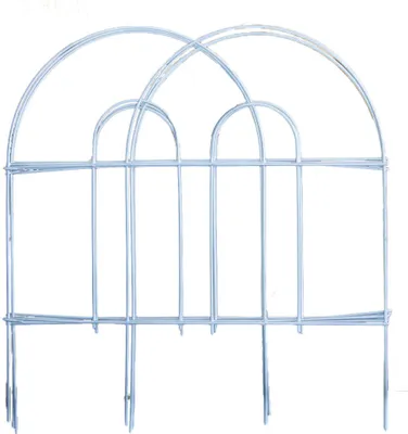 Image de clôture de jardin 45cmx3m metal/PH BÍ (7pcs)