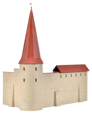 Produktbild von Kibri 38915 - H0 Stadtmauer mit Rundturm in Weil  - Neu