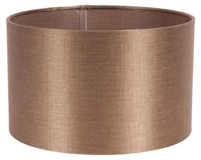 Produktbild von Lampenschirm, 25 cm - Zylinderform - Erdbeigetöne - Stoff