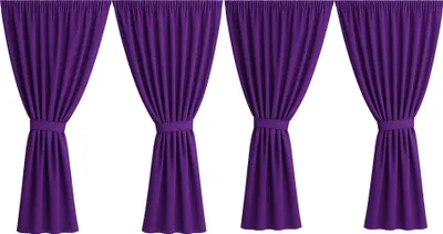 Produktbild von Gartenvorhang 4 Stück 155x240cm, Garten Vorhang Violett, Terrasse Vorhang, wasserdichter Außenvorhang, Außenvorhang, Balkon Vorhang