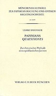 Produktbild von Babusiaux, U: Papinians Quaestiones