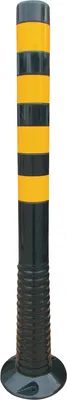 Obrázok produktu pre Uzamykací stĺpikPolyuretánčierna/žltá Ø 80 mm - 12221 SG