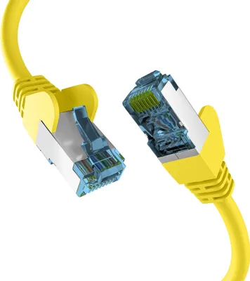 Produktbild von EFB RJ45 PATCHKABEL mit CAT7 ROHKABEL GELB 0.25m