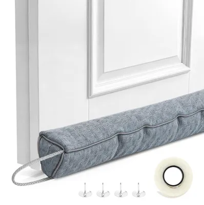 Obrázek produktu pro Zarážka proti průvanu pro dveře o šířce 91 cm, šedá barva
