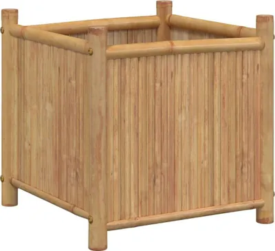 Produktbild von vidaXL Pflanzkübel 50x50x50 cm Bambus