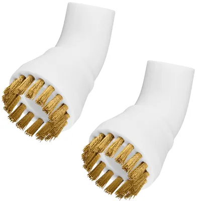 Produktbild von ALANBERG® Dampfreiniger Messingbürste - Zubehörset - 2 Stück Messingbürstenkopf
