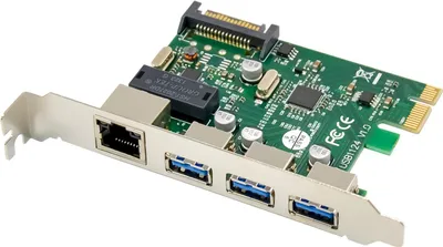 Produktbild von InLine 51125R, PCI Express, Taiwan, Realtek RTL8153, 0 - 55 °C, -40 - 70 °C, 0 - 90%