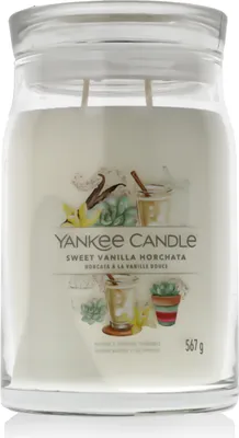 Image de Bougie parfumée Signature grand verre Sweet Vanilla Horchata 567 g