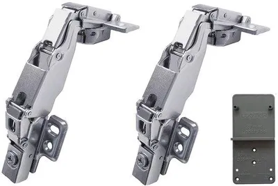Productafbeelding van Hydraulische dempers voor keukenkasten en schuifdeuren, 35 mm, soft-close functie, tandwielmechanisme, 165°, scharnieren