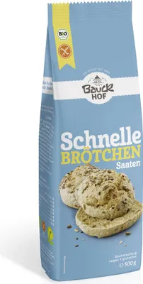 Produktbild von Bauckhof Bio Schnelle Brötchen Saaten glutenfrei 6x500g