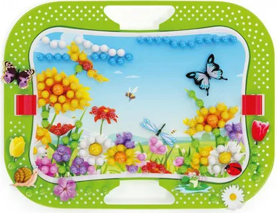 Produktbild von Quercetti Mosaikspiel Naturspaß mit Steckern und Aufklebern