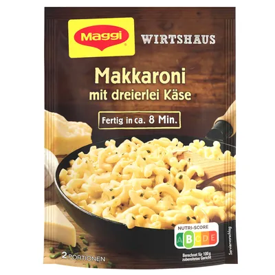 Produktbild von Maggi Wirtshaus Makkaroni mit dreierlei Käse Fixprodukt 170g