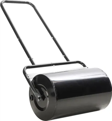 Produktbild von 50 cm Rasenwalze, Gartenwalze, Sand- und Wasserbefš¹llung, ergonomischer Griff, 58 x 32,5 x 113 cm, schwarz