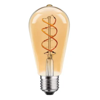 Produktbild von LED Spiral Filament Edison ST64 Leuchtmittel 5W E27 Gold extra warmweiß 1800K DIMMBAR
