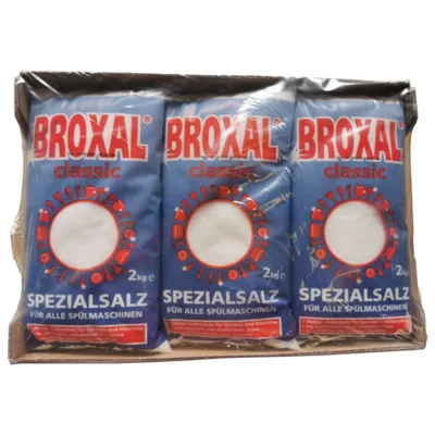 Produktbild von Broxal Classic fein 6x2 kg Regeneriersalz Spezialsalz Spülmaschinensalz