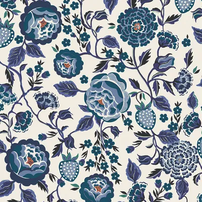 Produktbild von Cath Kidston Vliestapete Erdbeergarten 1000x52cm
