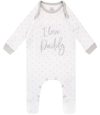 Imagen del producto de Mono para bebé marca Harry Bear, modelo "Amo a Papá", color blanco, talla 86
