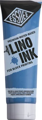 Zdjęcie produktu dla Essdee Block Printing Ink Farba do linorytu Fluorescent Blue 300 ml