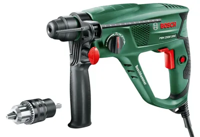 Image de Marteau perforateur avec accessoires SDS-Plus Bosch PBH 2500 SRE 600 W
