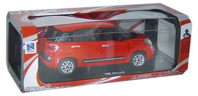 Modellauto Fiat 500L 1:24 Druckguss rot