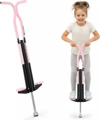 Produktbild von HyperMotion Pogo Stick für Kinder 9–14 Jahre Pink – Feder-Springstock bis 50 kg, Stahlkonstruktion