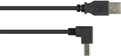 Produktbild von Alcasa USB A/USB B, 5 m, 5 m, USB A, USB B, USB 2.0, Männlich/Männlich, Schwarz
