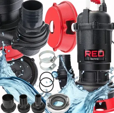 Produktbild von RED TECHNIC Schmutzwasser-Tauchpumpe 2″ 750 W Fäkaliensumpfpumpe mit Schneidwerk, IP68