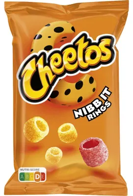 Obrázek produktu pro Cheetos Nibb-it Rings 110 g – Křupavé, kořeněné kukuřičné svačinky ve formě kroužků