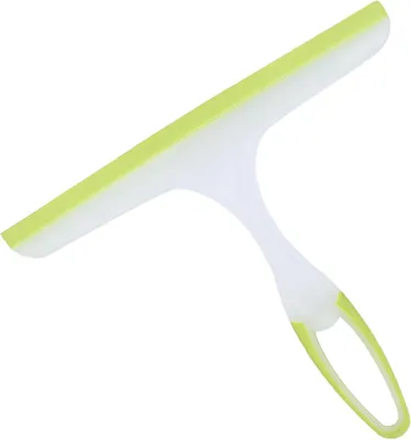 Immagine prodotto di Spatola doccia in gomma verde per finestra specchio bagno vetro cursore