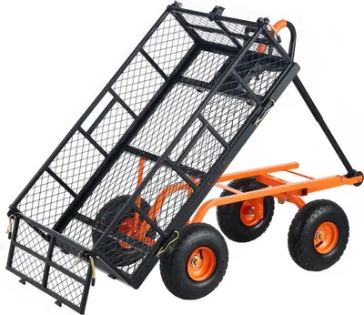 Imagen del producto de Carro de transporte versátil, con ruedas grandes, paredes laterales removibles y para un transporte seguro