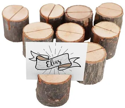 Produktbild von Brautjungfer-Holz-Plattholder-Set