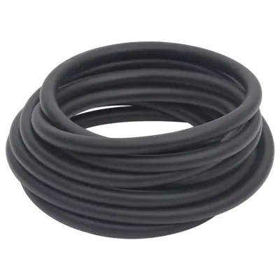 Zdjęcie produktu dla vidaXL Hybrydowy wąż powietrza czarny 0,6" 2 m guma i PVC
