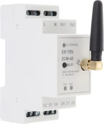 Obrázek produktu pro ZEITSCHALTUHR Wi-Fi GESTEUERT, 16A, 230V AC Zamel