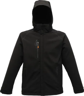 Produktbild von Regatta Herren X-Pro Repeller Softshell-Jacke, wasserabweisend RW1218 (M) (Schwarz)