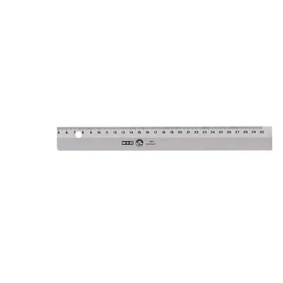 Zdjęcie produktu dla Möbius+Ruppert 1030 - 0000, Linijka biurkowa, Polistyren, Przezroczysty, cm, 300 mm, 1 szt.