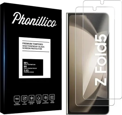 Immagine prodotto di Vetro temperato per Samsung Galaxy Z FOLD 5 [2 pezzi] Pellicola protettiva antigraffio resistente Phonillico®