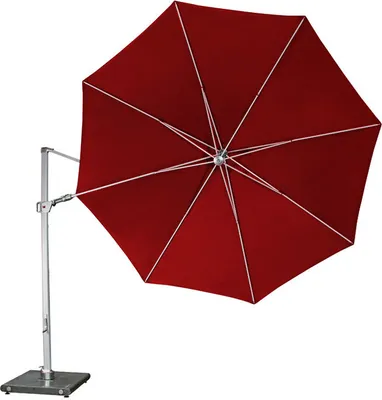 Produktbild von Knirps KNIRPS 340 cm – ein großer, r Sonnenschirm für den Garten mit seitlicher Stange: Farbe des Sonnenschirms – Bordeauxrot