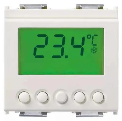Immagine prodotto di Vimar Termostato Display Bianco Plana 14514 Controllo Temperatura Ambiente