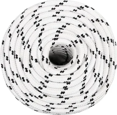 Obrázok produktu pre vidaXL Lodné lano pletené biele 14 mmx25 m Polyester